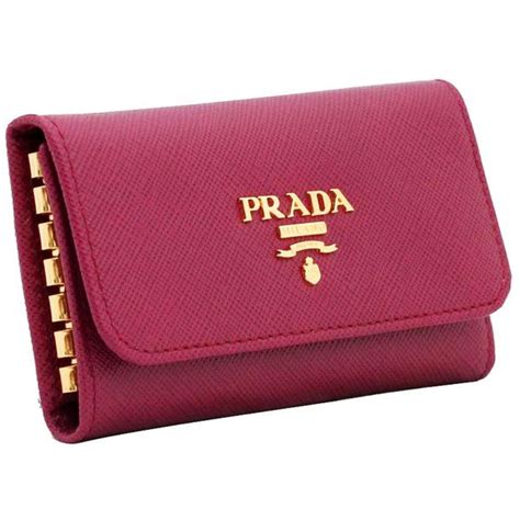 key holder wallet prada|authentic Prada wallet sale.